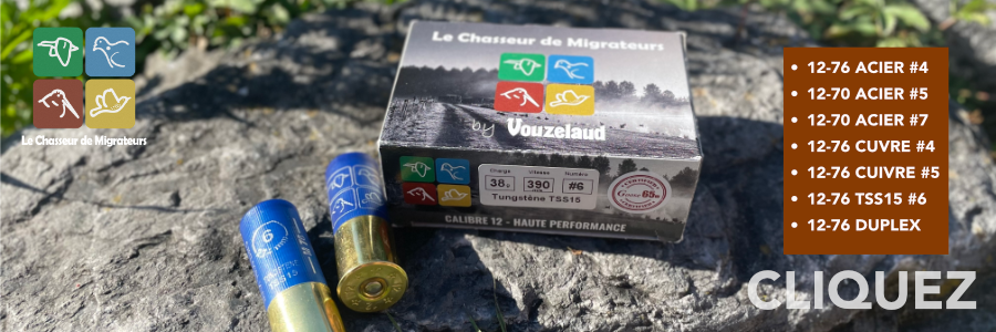 Munition chasseur de migrateurs